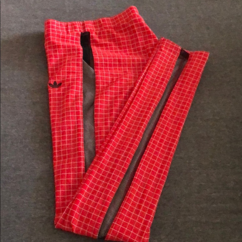 Adidas Leggings with See-through Leg Panels